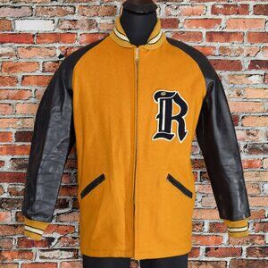 Vintage 1968 Coleman Knitting Mills Roy High School Zip Up Letterman Jacket-40